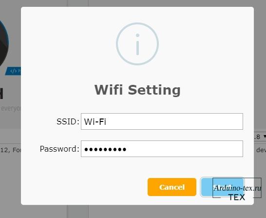 Также можно указать информацию о подключении к вашей Wi-Fi.