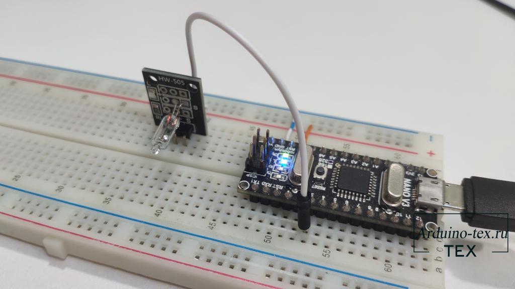 Технические характеристики модуля наклона для Arduino.