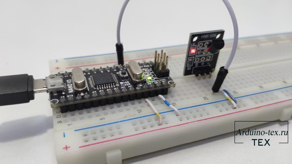 модуль KY-001 позволяет достаточно быстро подключить датчик температуры DS18B20 к Arduino
